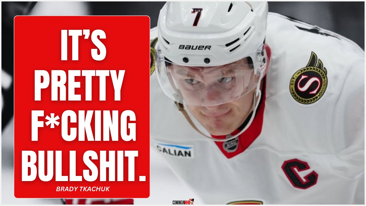 Brady Tkachuk responds the the rumours surrounding the team.