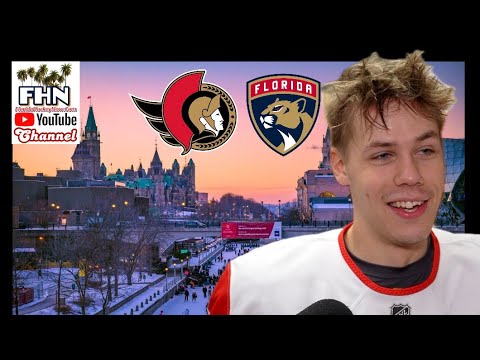 Sandis Vilmanis Makes NHL Debut with Florida Panthers Tonight at Ottawa Senators
