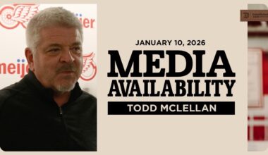 Todd McLellan Morning Skate Media Availability | JAN 10, 2026