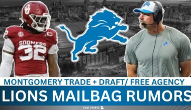 Lions Mailbag Rumors: Trade Up The 2026 NFL Draft? Trade David Montgomery? + Free Agency Q/A