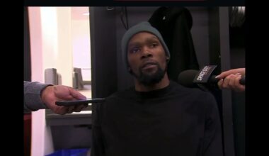 Houston Rockets Postgame: Kevin Durant after his record breaking night despite loss