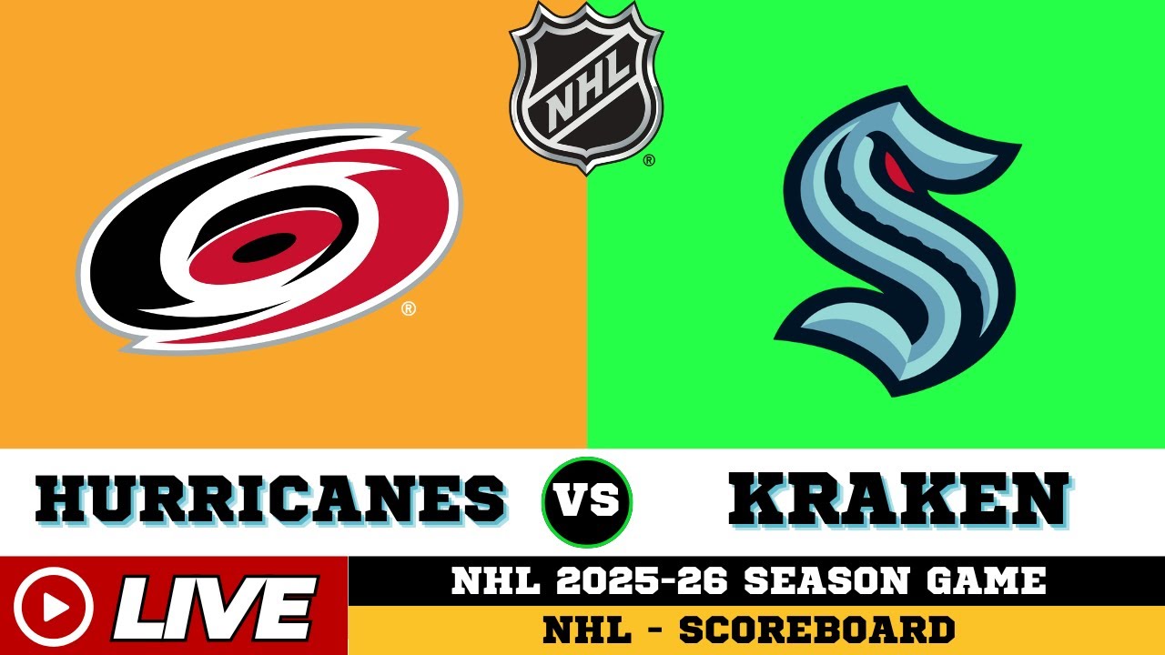 🔴LIVE : Seattle Kraken Vs Carolina Hurricanes | NHL 2026 | NHL Live SCOREBOARD