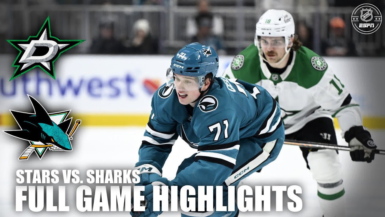 Dallas Stars vs. San Jose Sharks | Full Game Highlights | ESPN NHL