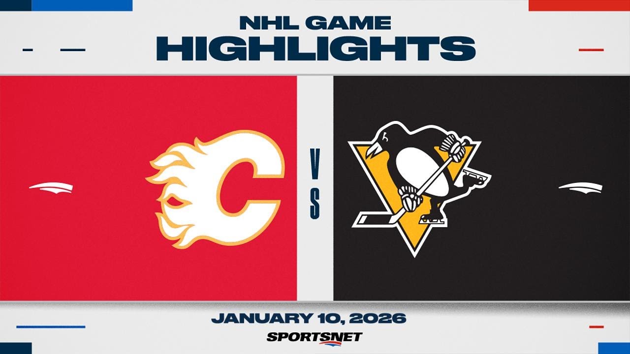 NHL Highlights | Flames vs. Penguins - January 10, 2026