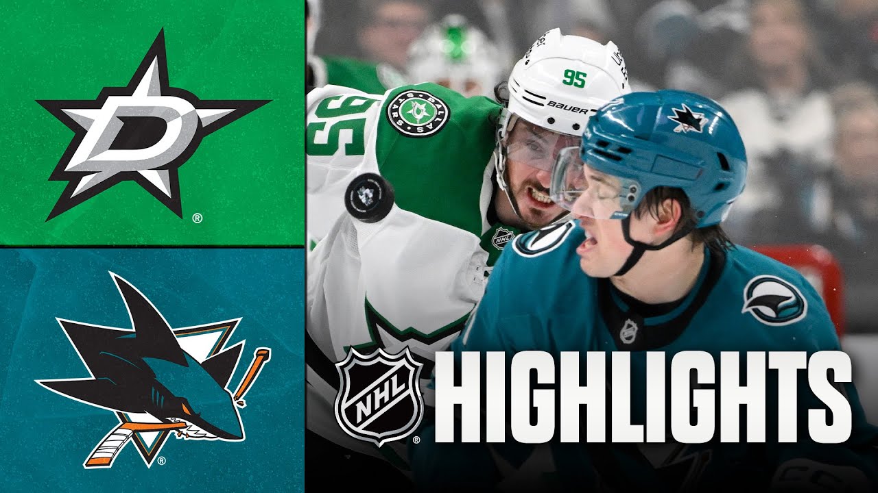 Stars vs. Sharks | NHL Highlights | January 10, 2026