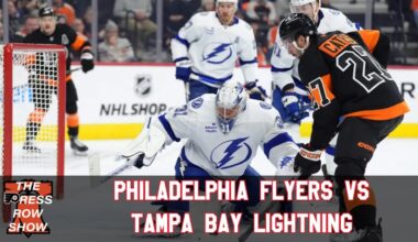Philadelphia Flyers vs. Tampa Bay Lightning (1/10/25) - The Press Row Show: Pregame, INTs, Postgame