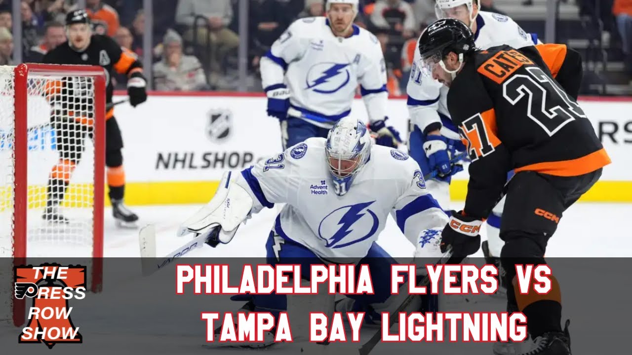 Philadelphia Flyers vs. Tampa Bay Lightning (1/10/25) - The Press Row Show: Pregame, INTs, Postgame
