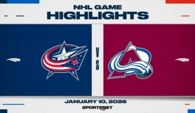 NHL Highlights | Blue Jackets vs. Avalanche - January 10, 2026