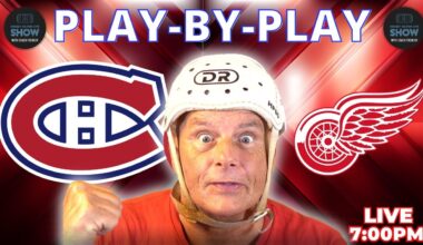 BATTLE FOR FIRST! 🚨 CANADIENS vs RED WINGS LIVE | Original Six Showdown! | Play-by-Play & Reaction