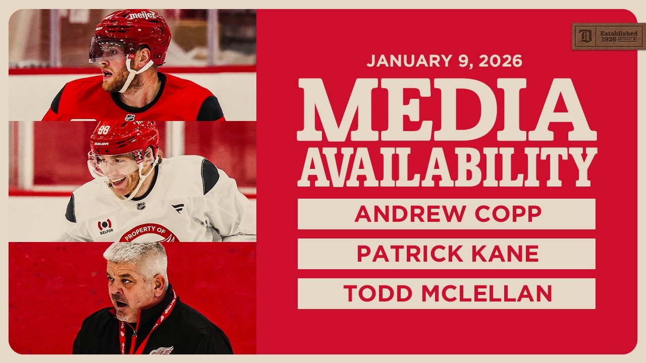 Andrew Copp, Patrick Kane, Todd McLellan Practice Media | JAN. 9, 2026