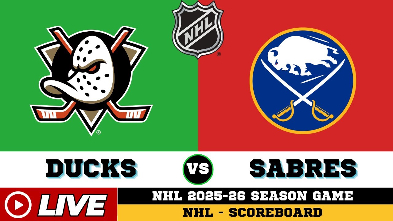 🔴LIVE : Anaheim Ducks Vs Buffalo Sabres | NHL 2026 | NHL Live SCOREBOARD
