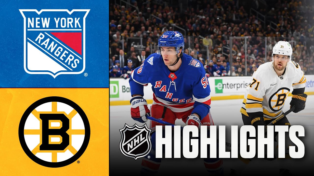 Rangers vs. Bruins | NHL Highlights | January 10, 2026