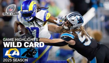 Los Angeles Rams vs. Carolina Panthers Game Highlights | NFL 2025 Season Wild Card