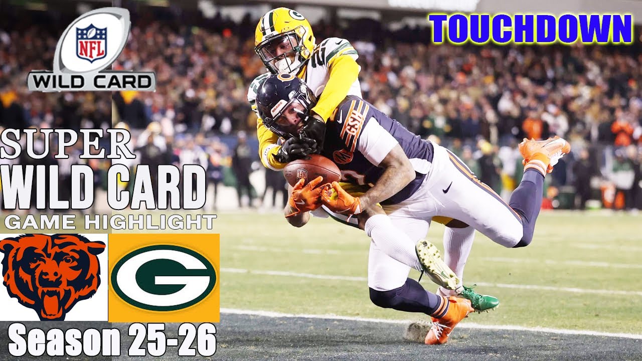 Green Bay Packers vs Chicago Bears WILD CARD Game Highlights | 2026 NFL Season