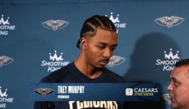 Trey Murphy III on Derik Queen, team chemistry | Pelicans-Wizards Postgame Interview 1/9/26