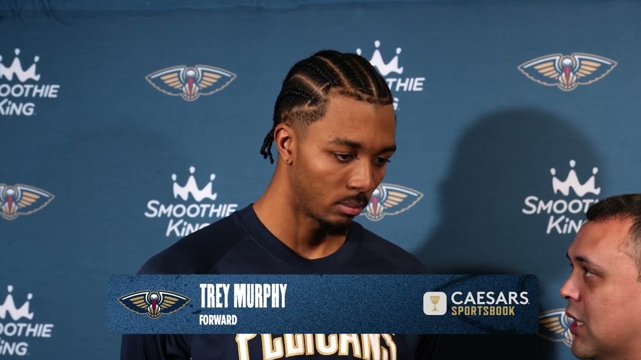 Trey Murphy III on Derik Queen, team chemistry | Pelicans-Wizards Postgame Interview 1/9/26