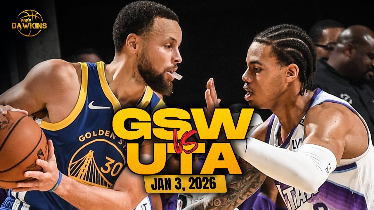Golden State Warriors vs Utah Jazz Full Game Highlights | Jan 3, 2026 | FreeDawkins