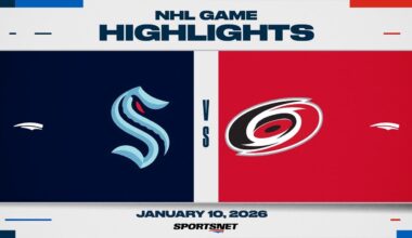 NHL Highlights | Kraken vs. Hurricanes - January 10, 2026