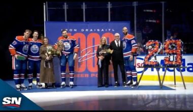 Oilers Honour Draisaitl For Reaching 1,000 Career Points
