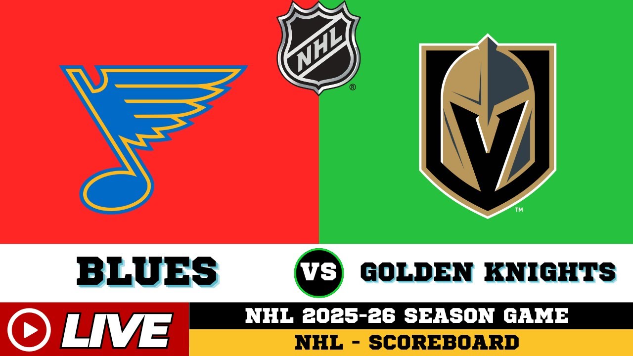 🔴LIVE : St. Louis Blues Vs Vegas Golden Knights | NHL 2026 | NHL Live SCOREBOARD