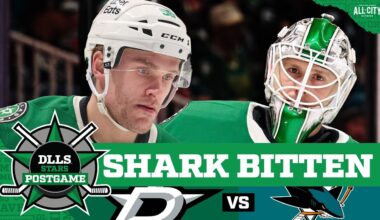 Stars Cough Up Multiple Two-Goal Leads, Lose 5-4 To Sharks In OT | DLLS STARS POSTGAME