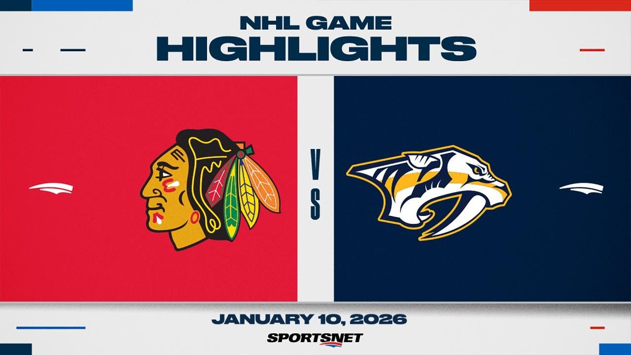 NHL Highlights | Blackhawks vs. Predators - January 10, 2026