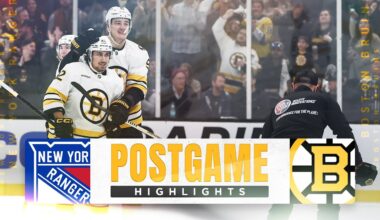 CONDENSED GAME: Boston Bruins vs. New York Rangers - 1/10/2026