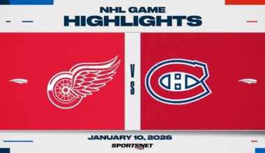 NHL Highlights | Red Wings vs. Canadiens - January 10, 2026