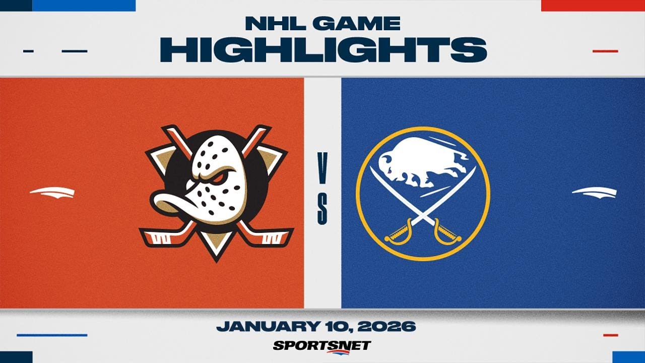 NHL Highlights | Ducks vs. Sabres - January 10, 2026