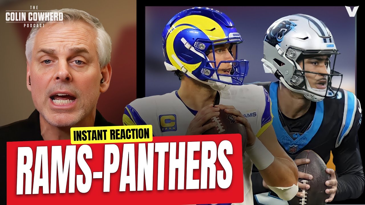 Rams-Panthers Reaction: Matthew Stafford outduels Bryce Young in NFL Wild Card | Colin Cowherd NFL