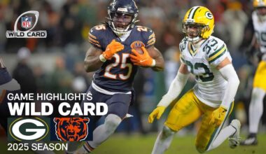 Green Bay Packers vs. Chicago Bears Game Highlights | NFL 2025 Season Wild Card
