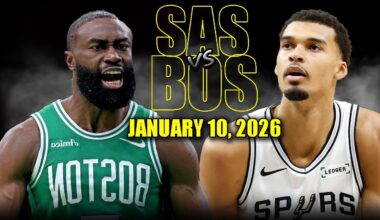 San Antonio Spurs vs Boston Celtics Full Game Highlights – January 10, 2026 | NBA Season