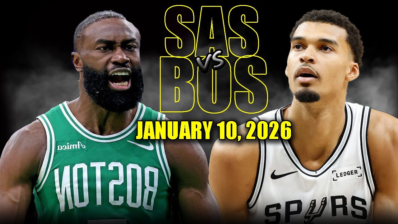 San Antonio Spurs vs Boston Celtics Full Game Highlights – January 10, 2026 | NBA Season