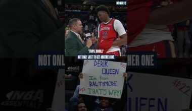 🥹Derik Queen on playing in front of friends, family, and fans #pelicans #shorts