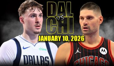 Dallas Mavericks vs Chicago Bulls Full Game Highlights – January 10, 2026 | NBA Season