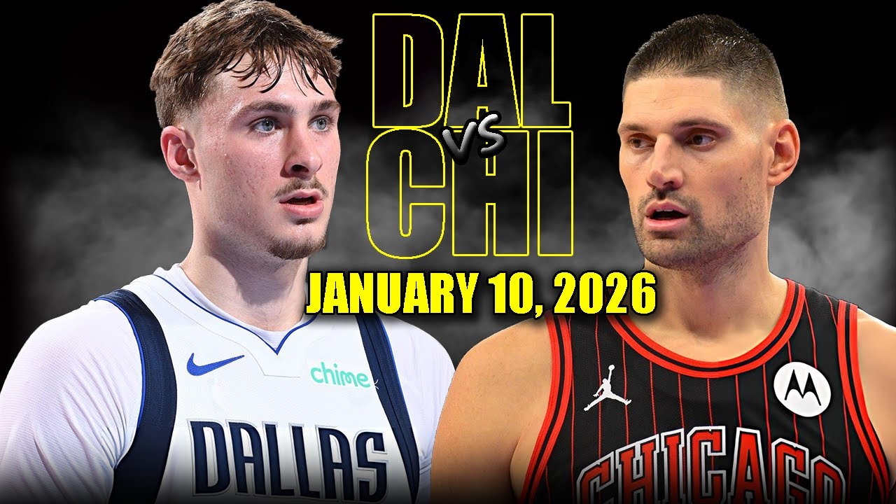 Dallas Mavericks vs Chicago Bulls Full Game Highlights – January 10, 2026 | NBA Season