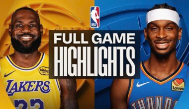 Los Angeles Lakers Vs Oklahoma City Thunder Full Game Highlights - Jan 10,2026 | NBA