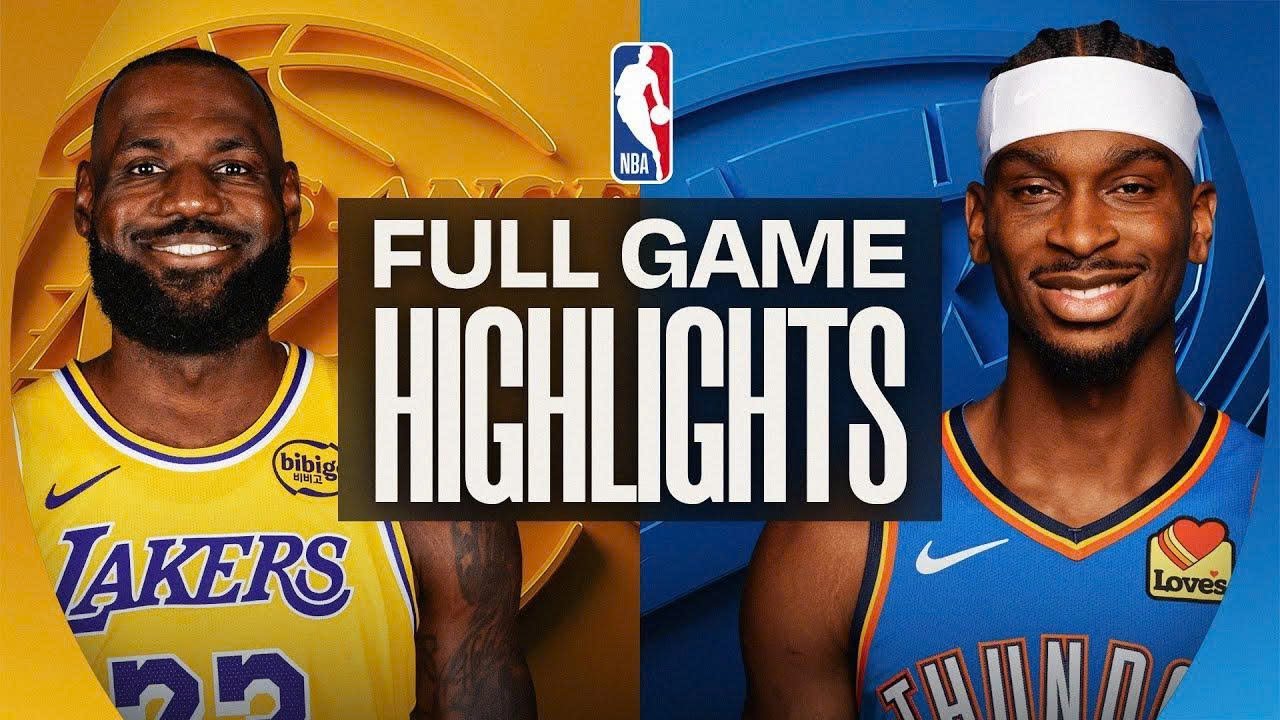 Los Angeles Lakers Vs Oklahoma City Thunder Full Game Highlights - Jan 10,2026 | NBA