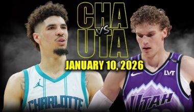 Charlotte Hornets vs Utah Jazz Full Game Highlights – January 10, 2026 | NBA Season
