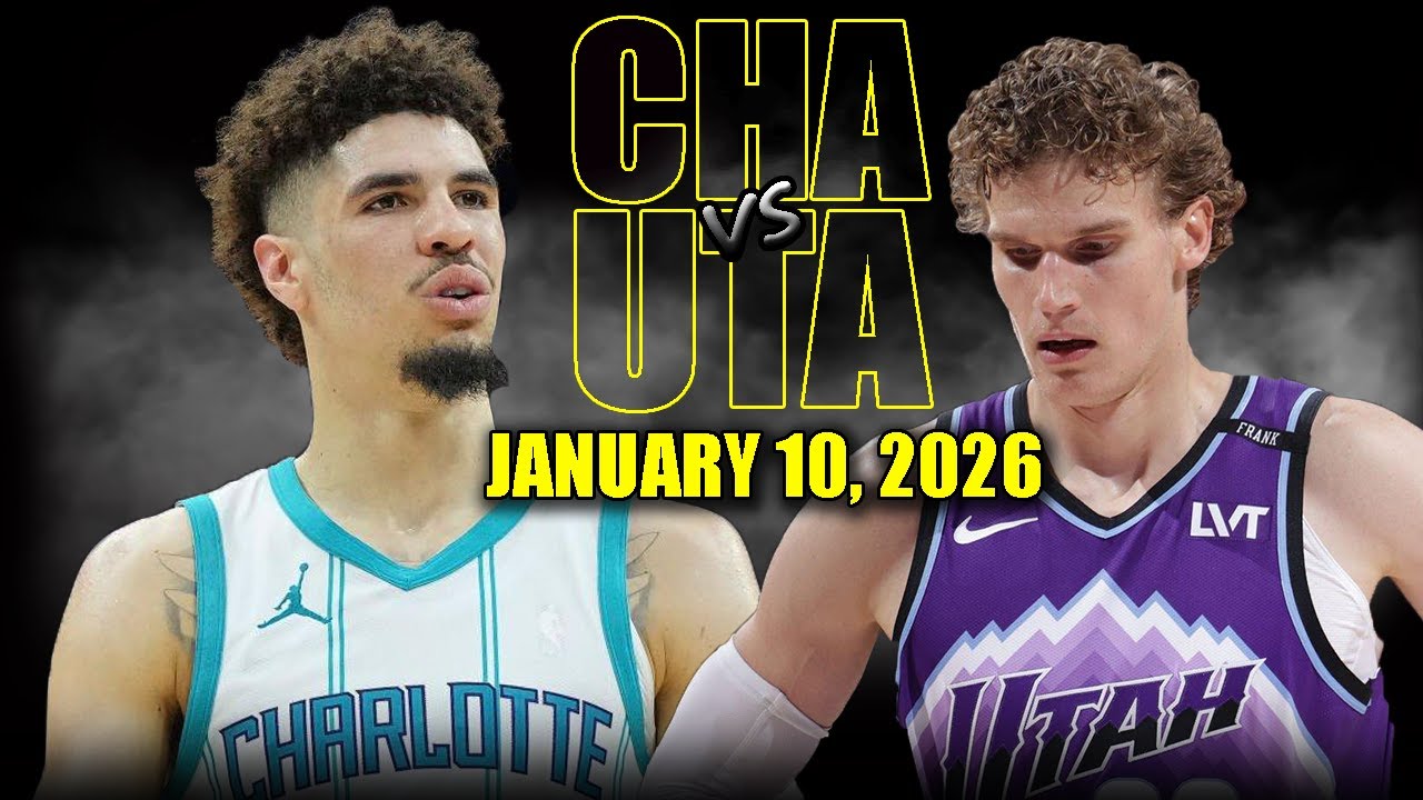 Charlotte Hornets vs Utah Jazz Full Game Highlights – January 10, 2026 | NBA Season