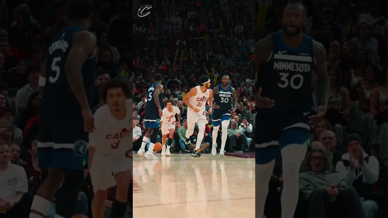 PURE CINEMA. #jarrettallen #nba #cavs #clevelandcavaliers #basketball