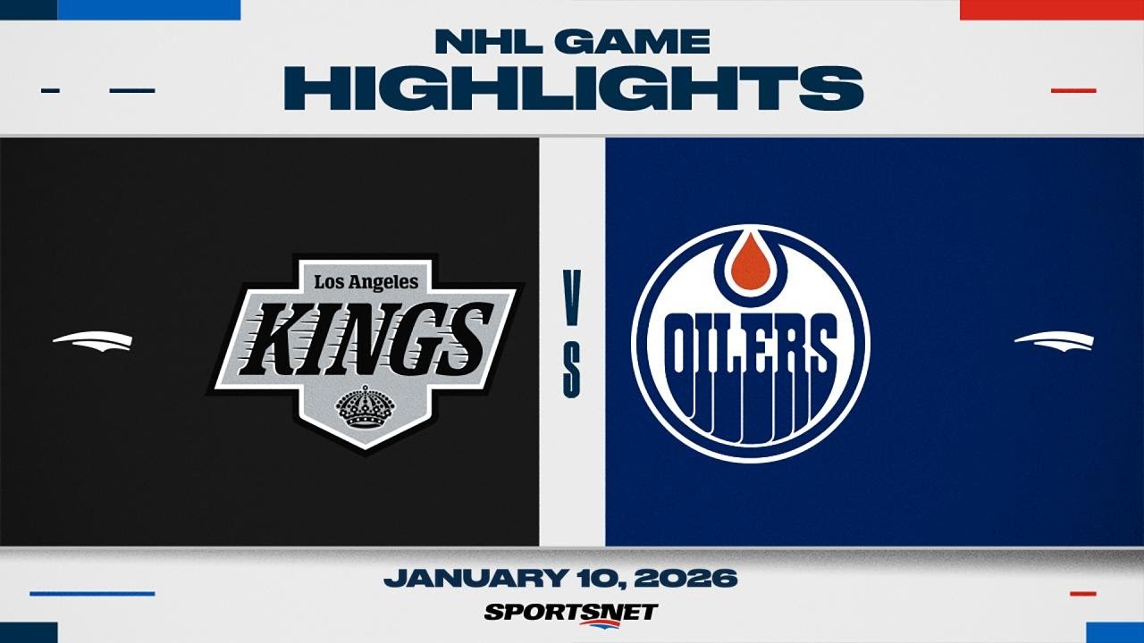 NHL Highlights | Kings vs. Oilers - January 10, 2026