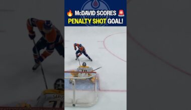 McDavid DIRTY penalty shot goal 😮‍💨