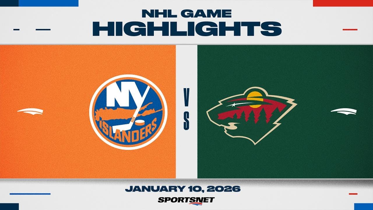 NHL Highlights | Islanders vs. Wild - January 10, 2026