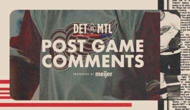 Dylan Larkin, Lucas Raymond, James van Riemsdyk & Todd McLellan Post Game @ MTL | Jan. 10, 2026