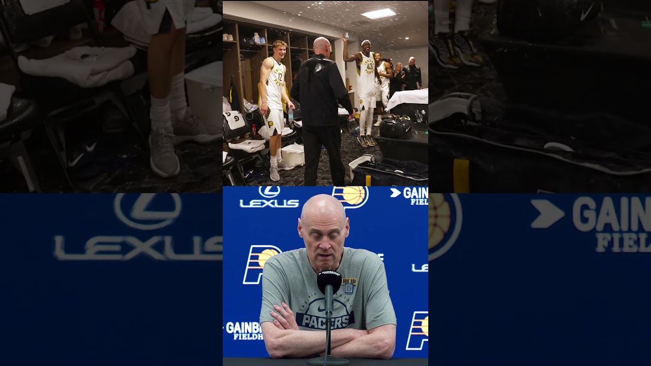 Coach Carlisle Explains Tossing a Bucket of Water at Johnny Furphy While Celebrating his 1,000th Win