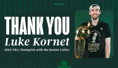 Luke Kornet Boston Celtics Tribute Video