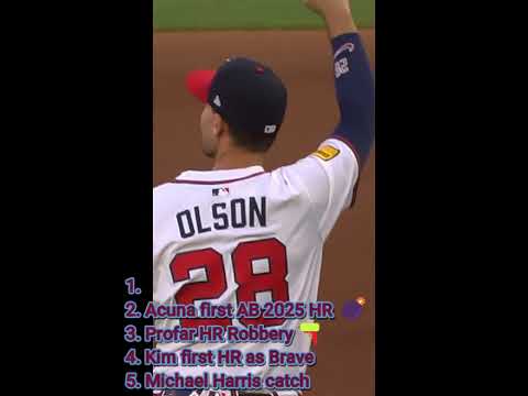 Best Plays 2025 Braves 🔥🫨