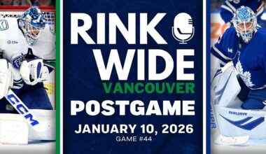 RINK WIDE POST-GAME: Vancouver Canucks at Toronto Maple Leafs | Game #44 - Jan. 10, 2025