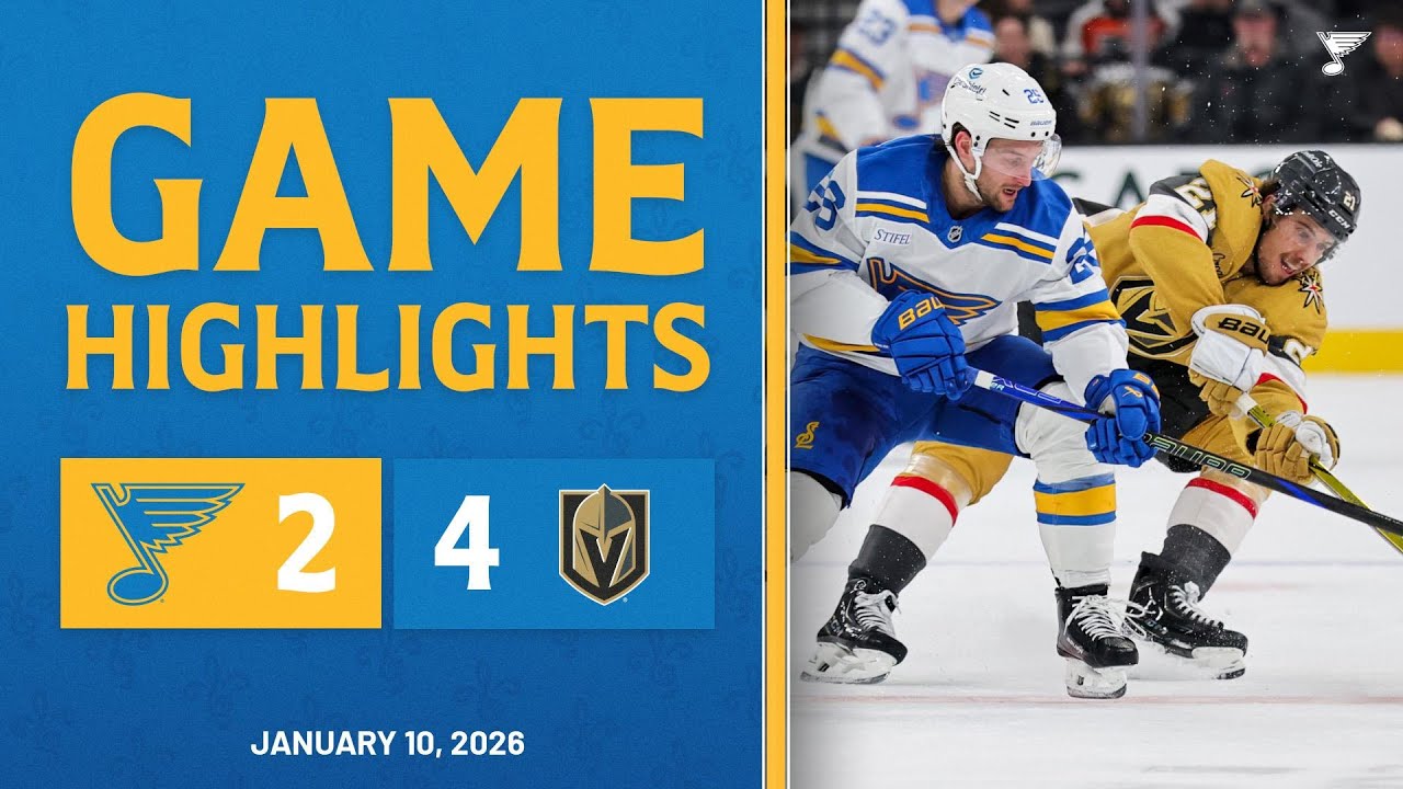 Game Highlights: Golden Knights 4, Blues 2